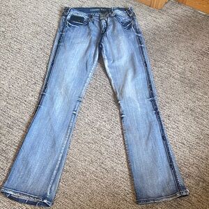 Cowgirl Tuff Blue Jeans 30/35